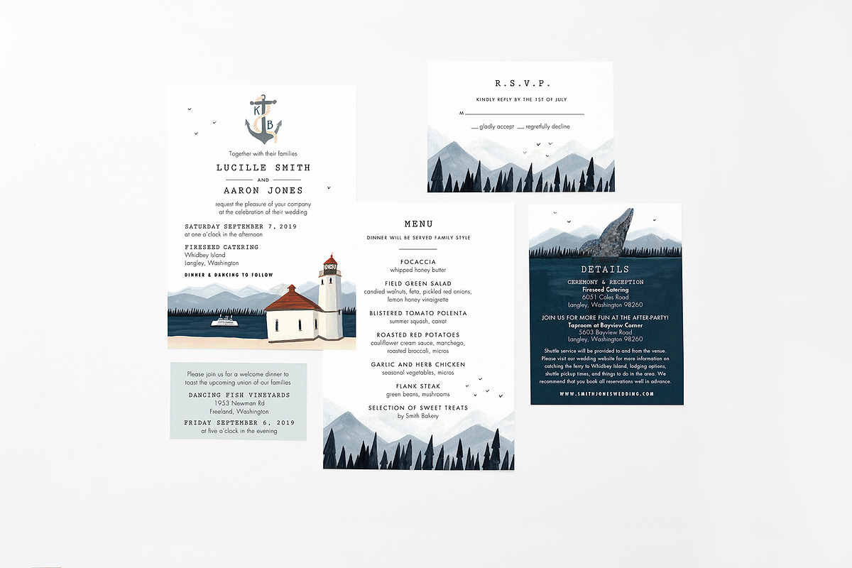 Blank Wedding Design Suite Mockup, a Print Template by Nicole Cicak (Photo 5 of 5)