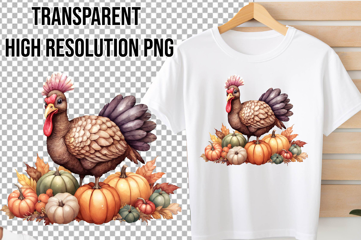 Cute Thanksgiving Turkey, an Illustration by Wow Magic (Photo 3 of 4)