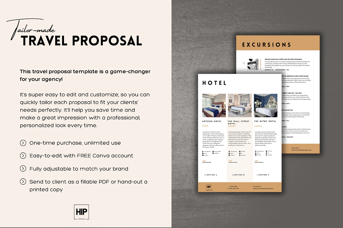Travel Proposal for Travel Agents, a Templates & Theme by Hip Templates (Photo 2 of 9)