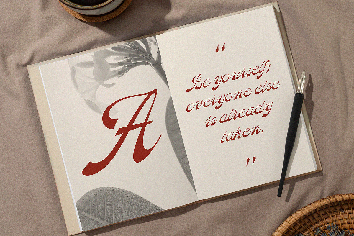Mollies - Elegant Script Font, a Script Font by Almeera Std (Photo 7 of 10)