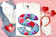 Crochet Alphabet Clipart Bundle, an Illustration by Canvas Craft (Thumbnail 5 of 6)