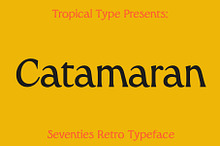Catamaran - Vintage Font