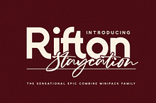 Rifton Staycation - Font Duo