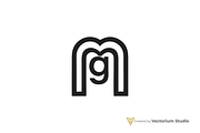 Modern MG Geometric Logo, a Branding & Logo Template by Vectorium Studio (Thumbnail 3 of 8)