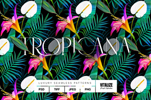 Tropicana — Luxury Seamless Pattern