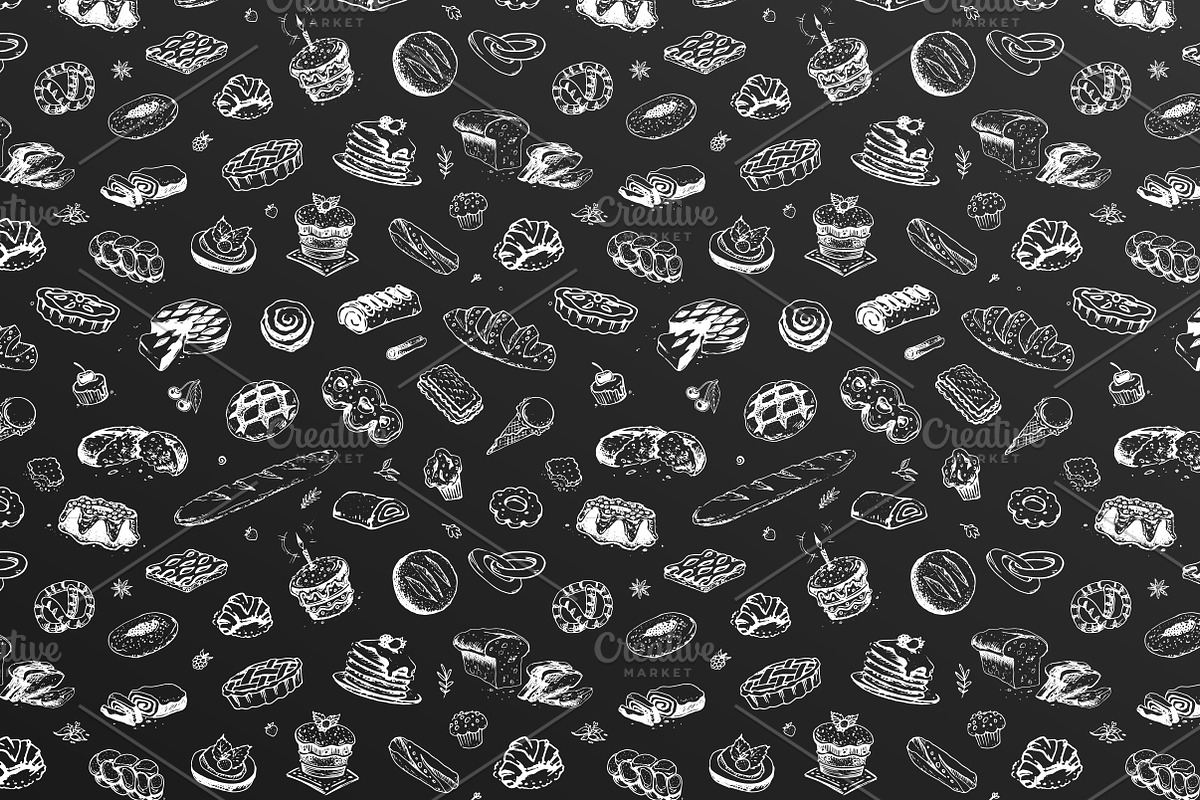 Bakery icons and calligraphy, a Food Illustration by Margo Miller (Photo 21 of 30)