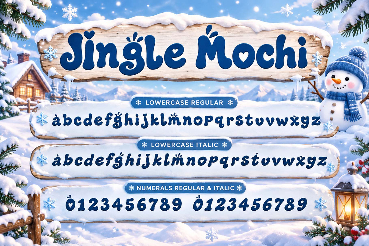 Jingle Mochi, a Handwritten Font by Yoga Letter (Photo 7 of 9)