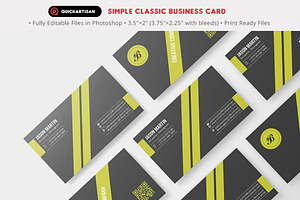 2 In 1 Classic Business Card V08