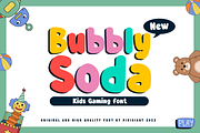Bubbly Soda – Kids Font, a Sans Serif Font by Pinisi ART (Thumbnail 1 of 10)