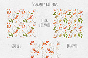 Rowan. Watercolor collection, a Decorative Illustration by Maria's little shop (Thumbnail 4 of 8)
