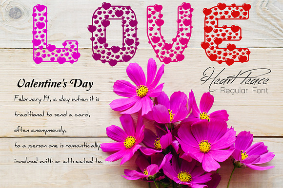 Heart Peace Font