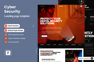 Cyber Security Landing Page