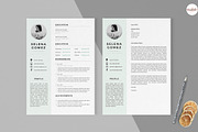 Elegant 1 Page Resume Template, a Resume Template by Emaholic Template (Thumbnail 3 of 5)