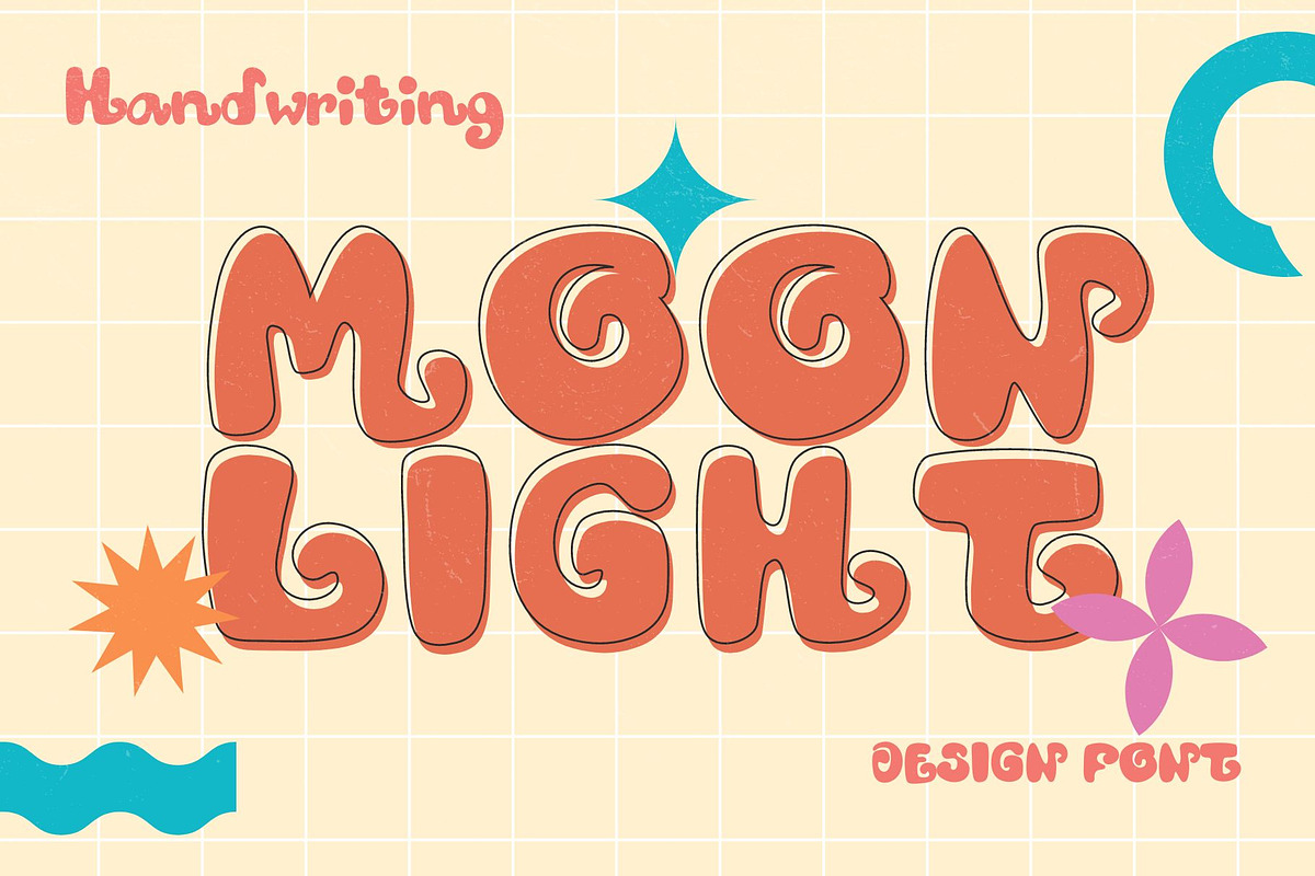 Moonlight font, a Handwritten Font by JJuta (Photo 1 of 6)