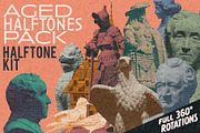 Aged Halftones - Collage Creator, an Object Graphic by Template Haven (Thumbnail 1 of 12)
