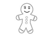 Gingerbread Man., an Illustration by Tanysl (Thumbnail 1 of 4)