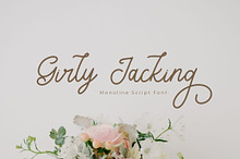Girly Jacking Monoline Script Font