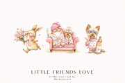 Little Friends Love, an Animal Illustration by PeDe Designs (Thumbnail 8 of 11)