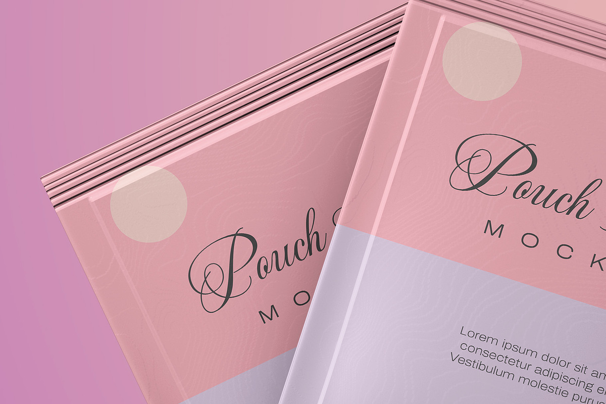 Pouch Sachet Mockup - 8 views, a Packaging Mockup by Illusiongraphic (Photo 20 of 21)