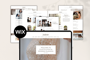 Wedding Wix Website, a Wix Template by Click & Create Co