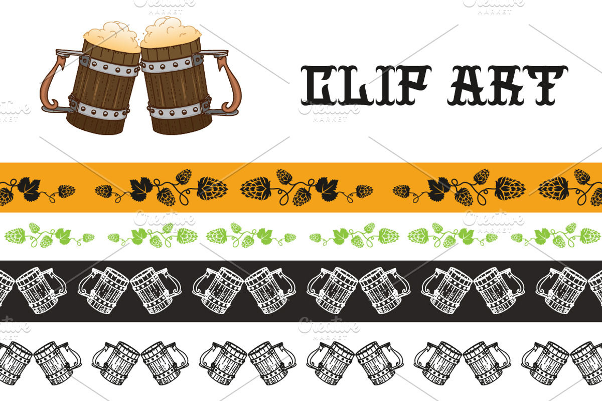 Craft Beer font & more preview 6