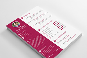 CV / Resume PSD Template