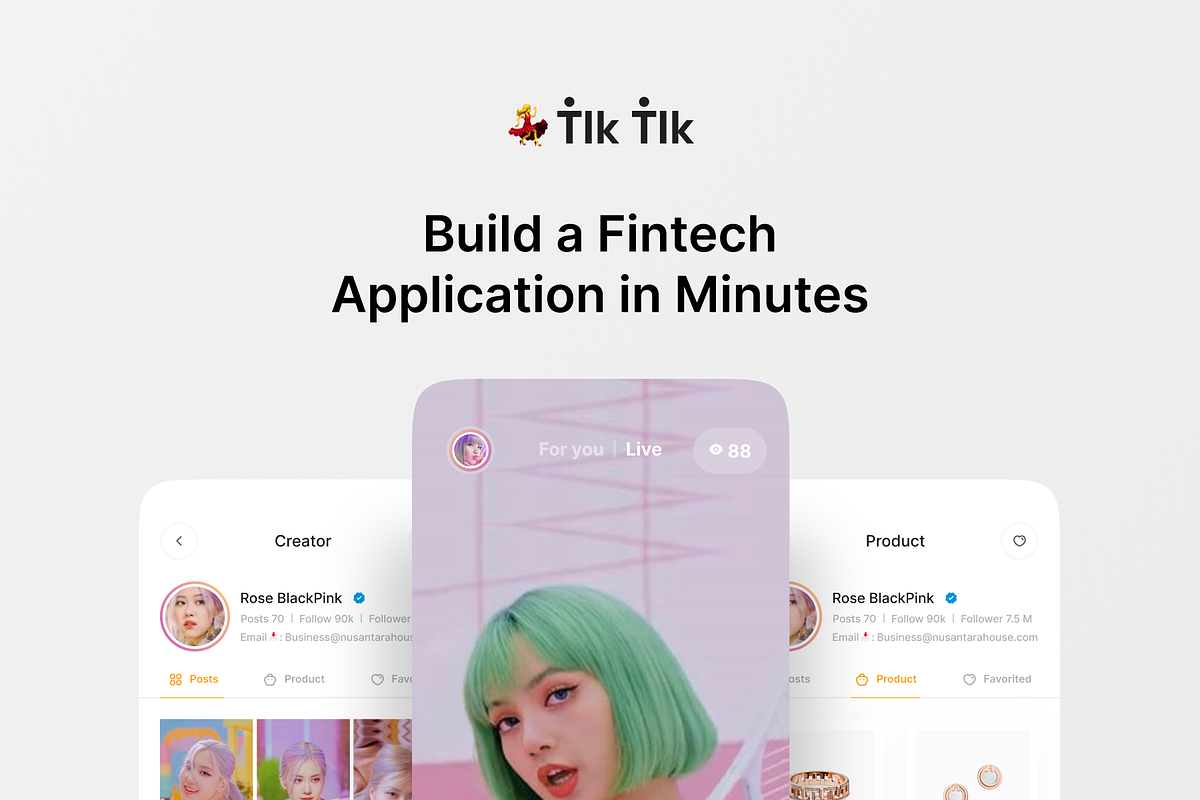 Tik Tik - Social Media UI KIT, a Device Mockup by Odama (Photo 4 of 6)