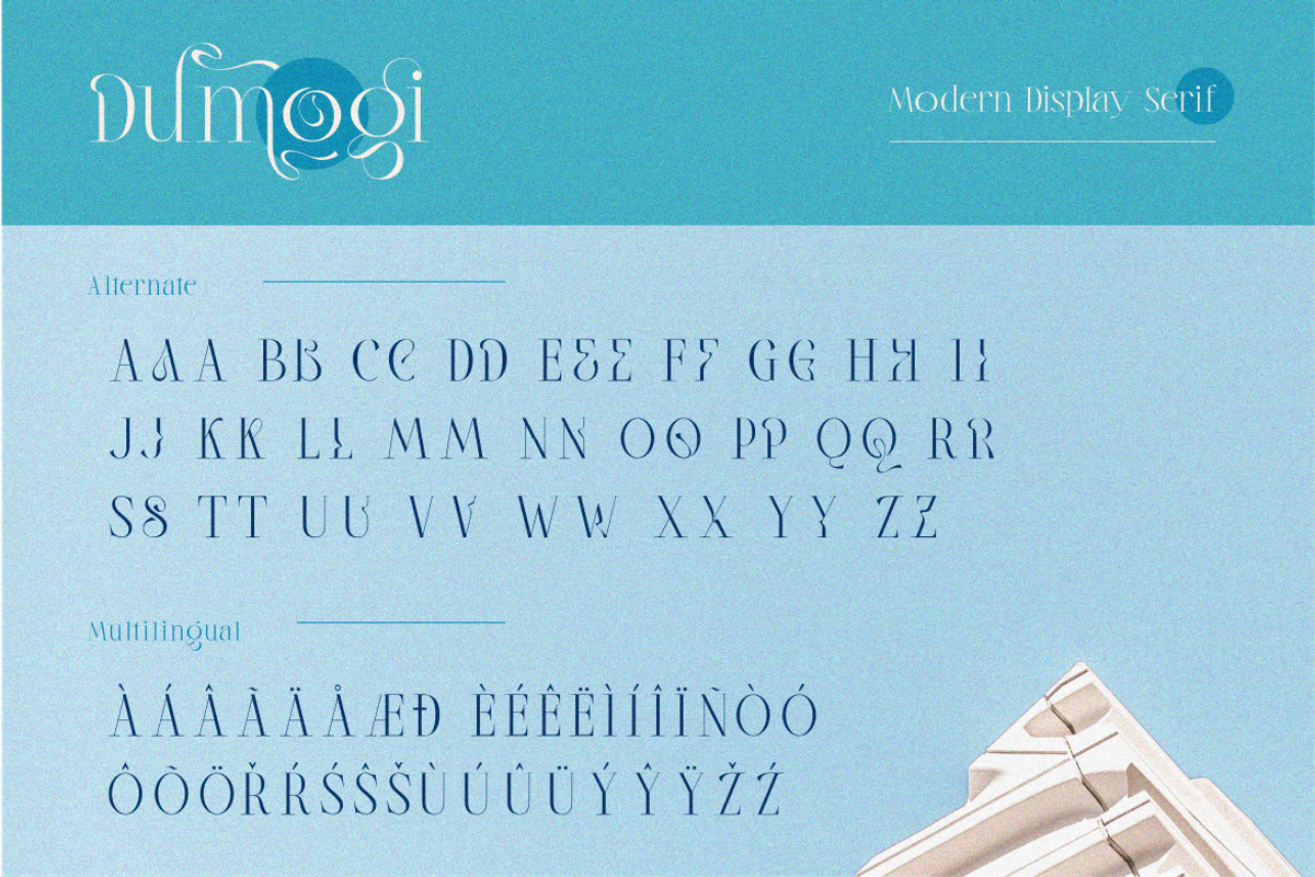 Dumogi, a Serif Font by Burntilldead (Photo 8 of 11)