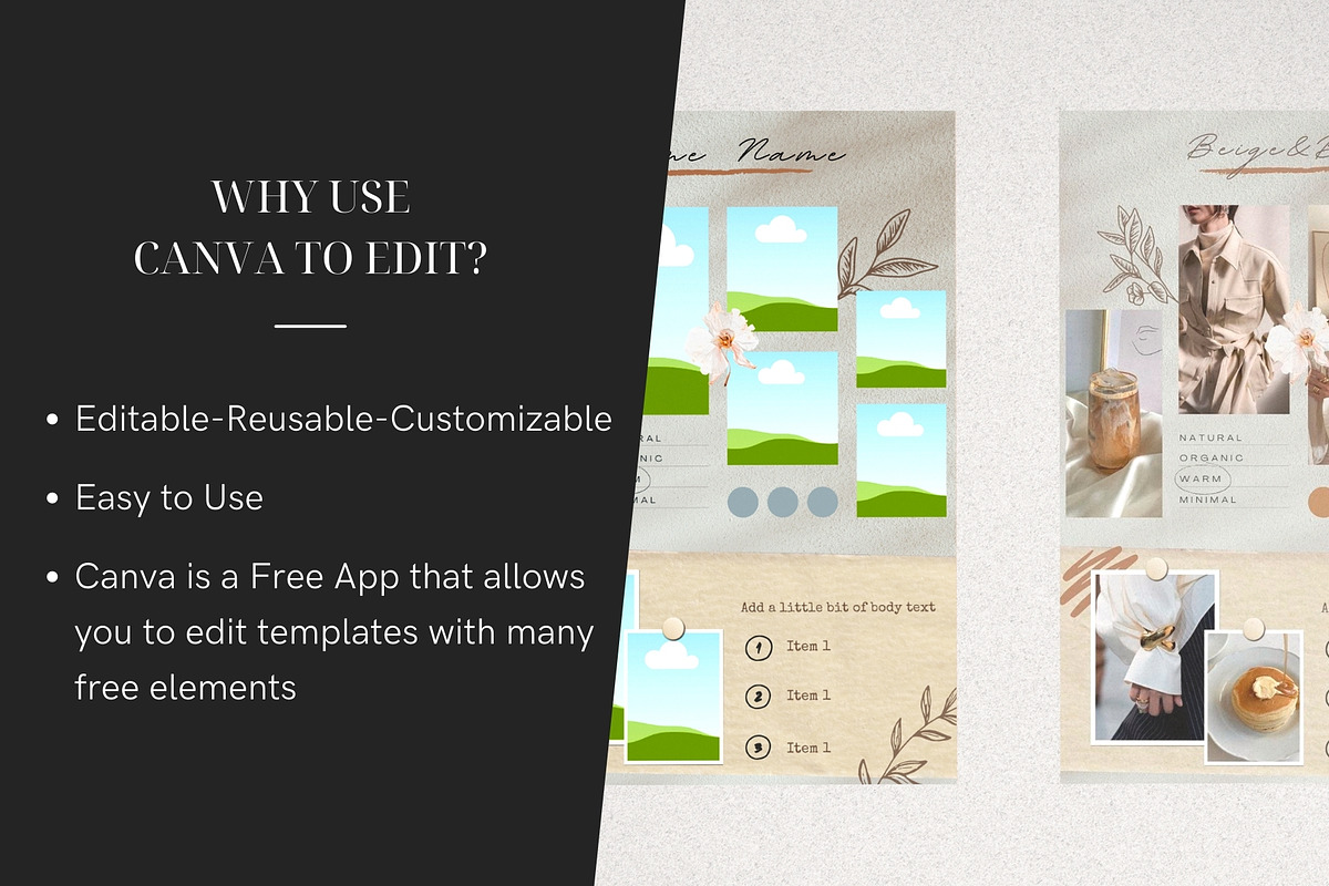20 Mood Board Templates on Canva, a Presentation Template by DesignbySamVN (Photo 5 of 7)