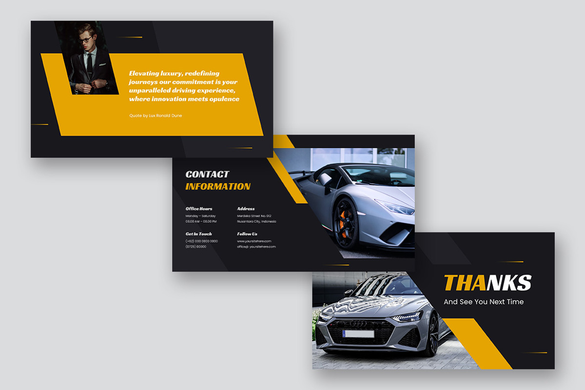 Croyale Luxury Car Rental GSlides, a Presentation Template by kerismaker (Photo 7 of 10)
