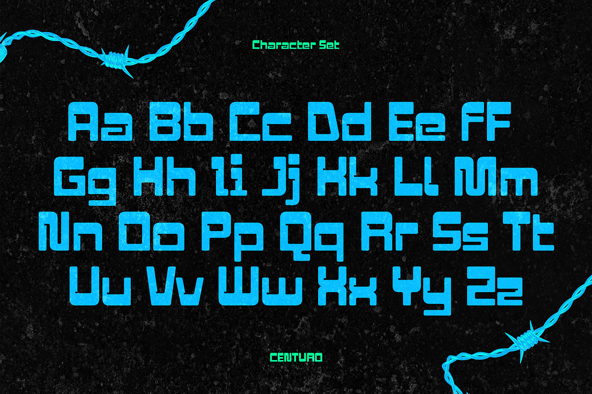 Centuro – Y2K Bold Font, a Sans Serif Font by Drizy (Photo 3 of 9)