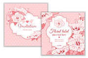 Set Designs With Hibiscus, an Illustration by Vector beauty (Thumbnail 3 of 5)