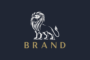 Lion logo template
