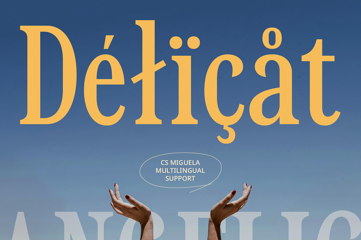 CS Miguela – Classic Font, a Serif Font by Craft Supply Co. (Photo 7 of 8)