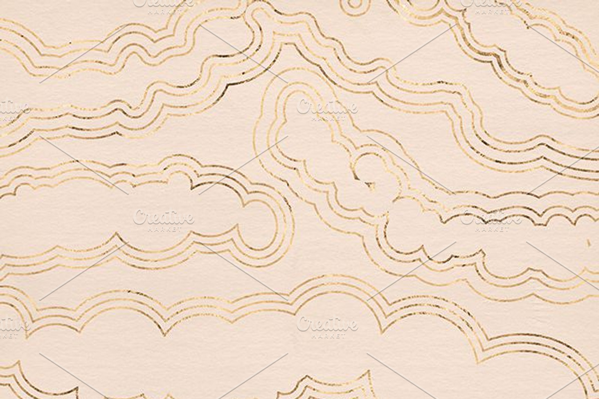 Baby's Breath Rose Gold Patterns, a Pattern Graphic by Blixa 6 Studios (Photo 4 of 6)