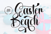 Easter Beach | Script Font, a Handwritten Font by Scratchones (Thumbnail 1 of 9)