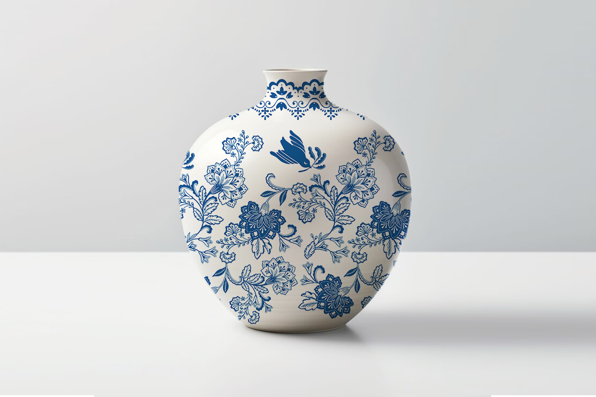 Blue & White Floral Pattern Bundle, a Pattern Graphic by LemonDesign (Photo 10 of 13)