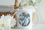 Groovy Earth Tone Flower PNG Set, an Object Graphic by Flourish Spark (Thumbnail 8 of 10)