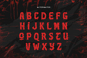 Ghouls Bloods - Dripping Font, a Script Font by AQR Studio (Thumbnail 4 of 16)