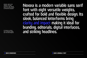 GC Nexora – Modern Variable Sans, a Sans Serif Font by Glyphonic (Thumbnail 6 of 15)