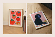 100 Modern Prints - Wall Art Bundle, a Background Graphic by Tomasz Ganclerz (Thumbnail 6 of 9)
