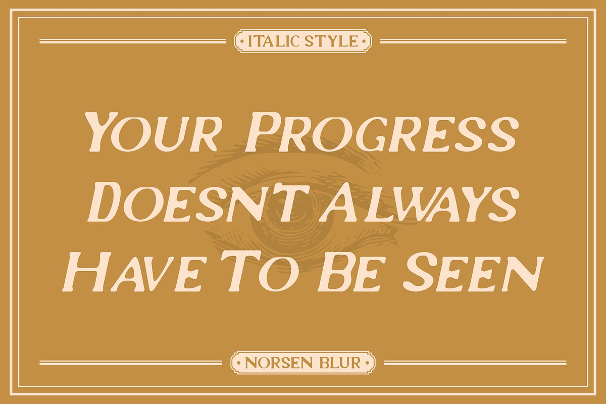 Norsen Blur, a Sans Serif Font by Craft Supply Co. (Photo 3 of 8)