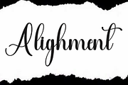Alighment Sublimation, a Handwritten Font by InermediaSTUDIO (Thumbnail 7 of 8)