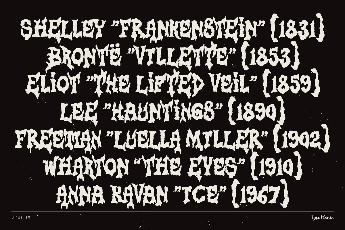 Bliss TM – DIY Vibes Font, a Font by Type Mania (Photo 7 of 10)