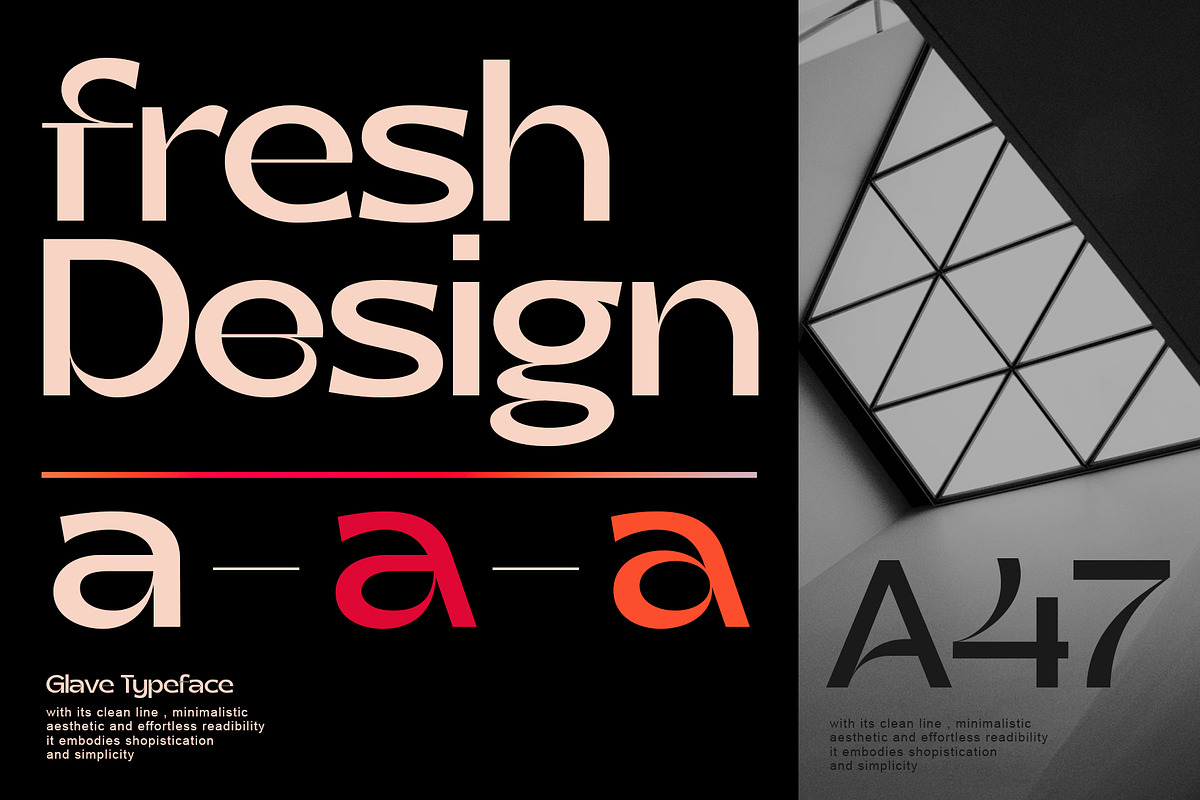 Glave, a Sans Serif Font by senzana (Photo 7 of 10)