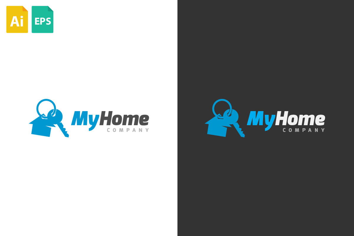 MyHome Logo, a Branding & Logo Template by Schneider Design Store (Photo 2 of 2)