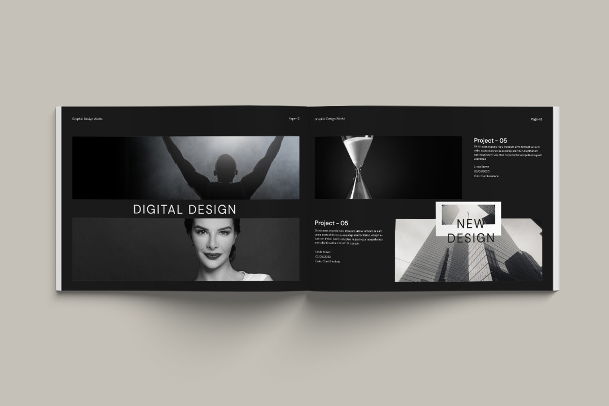 Designer Portfolio Landscape, a Brochure Template by Pixelpick (Photo 7 of 9)