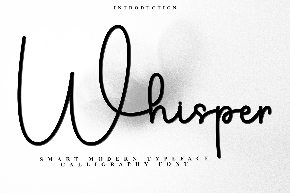 Whisper, a Handwritten Font by InermediaSTUDIO (Photo 1 of 8)