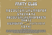 Party Club, a Handwritten Font by HATFSTUDIO (Thumbnail 7 of 8)