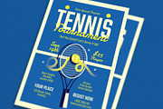 Tennis Tournament Event Flyer, a Flyer Template by Guuver (Thumbnail 3 of 3)